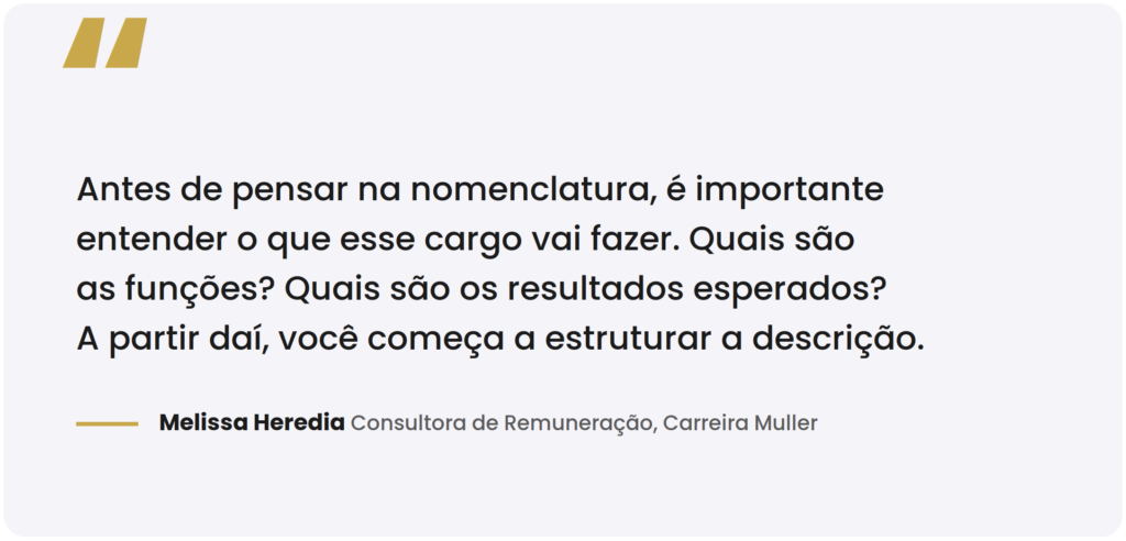 Como descrever um cargo que não existe no mercado? 1 descrição de cargos