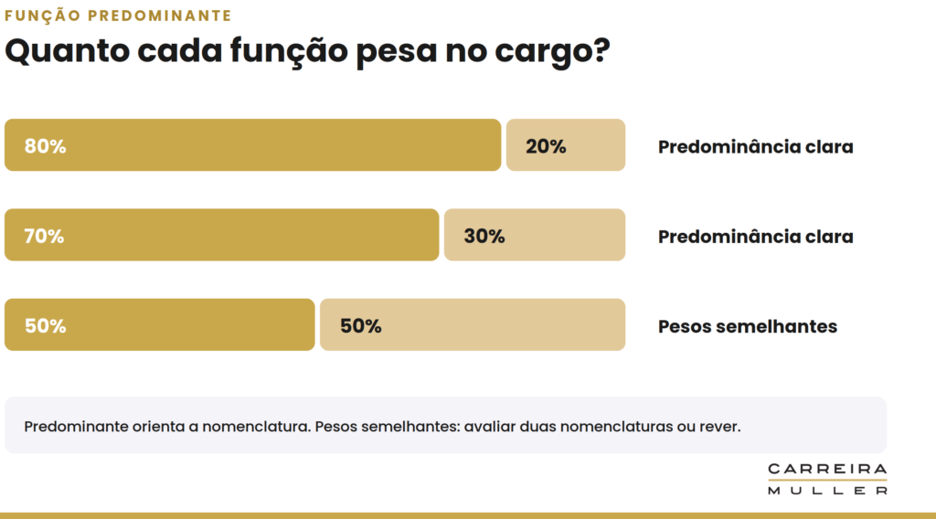 Como descrever um cargo que não existe no mercado? 6 peso das funções cargo hibrido, descrição de cargos